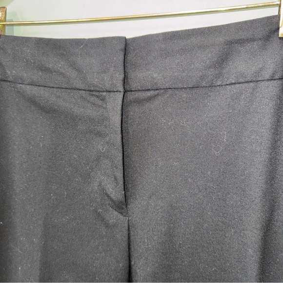 Liz Claiborne Jackie Fit Black Flat Fit Straight Leg Pants Slacks 10 Career - Picture 6 of 13